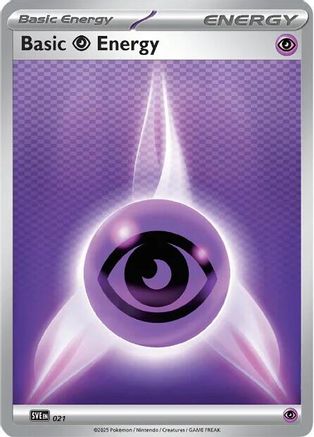 Basic Psychic Energy - 021 21 - SVE Scarlet & Violet Energies
