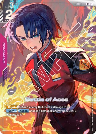 Battle of Aces (R+) GD01-111/undefined - Newtype Rising Holofoil