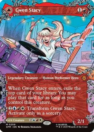 Gwen Stacy (0209) (Borderless) (SPM-209) - Marvel's Spider-Man