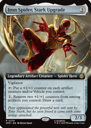 Iron Spider, Stark Upgrade (Extended Art) (SPM-279) - Marvel's Spider-Man