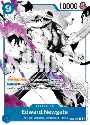 Edward.Newgate (Parallel) (ST22-003) - Starter Deck 22: Ace & Newgate Foil