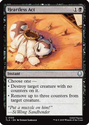 Heartless Act (TLA-103) - Avatar: The Last Airbender