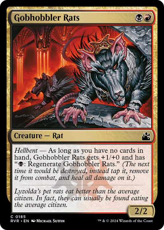 Gobhobbler Rats (RVR-185) - Ravnica Remastered Foil