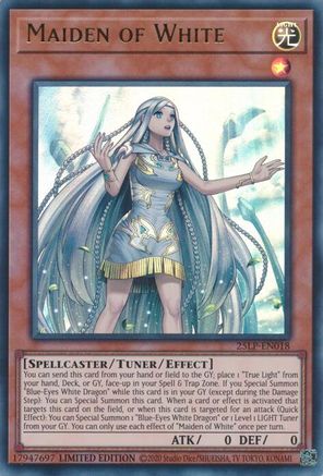 Maiden of White (25LP-EN018) - Limited Pack World Championship 2025 Limited