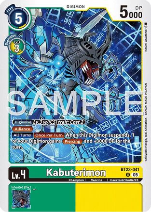 Kabuterimon (BT23-041) - Hackers' Slumber