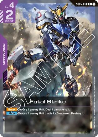 Fatal Strike ST05-014/undefined - Starter Deck 05 Iron Bloom
