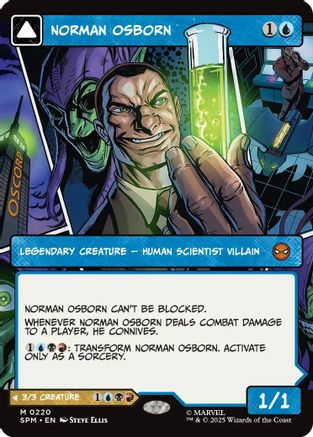Norman Osborn (Borderless) (SPM-220) - Marvel's Spider-Man Foil