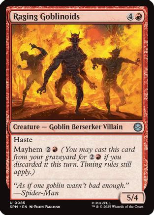 Raging Goblinoids (SPM-085) - Marvel's Spider-Man Foil