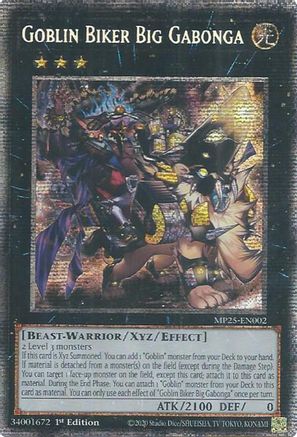 Goblin Biker Big Gabonga (MP25-EN002) - 2025 Mega-Pack 1st Edition
