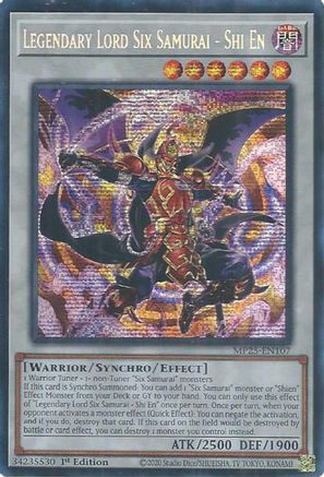 Legendary Lord Six Samurai - Shi En (MP25-EN107) - 2025 Mega-Pack 1st Edition