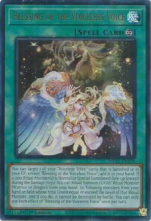 Blessing of the Voiceless Voice (MP25-EN198) - 2025 Mega-Pack 1st Edition