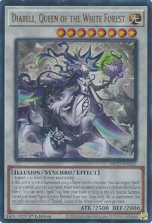 Diabell, Queen of the White Forest (MP25-EN221) - 2025 Mega-Pack 1st Edition