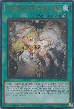 Susurrus of the Sinful Spoils (MP25-EN228) - 2025 Mega-Pack 1st Edition