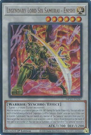 Legendary Lord Six Samurai - Enishi (MP25-EN247) - 2025 Mega-Pack 1st Edition