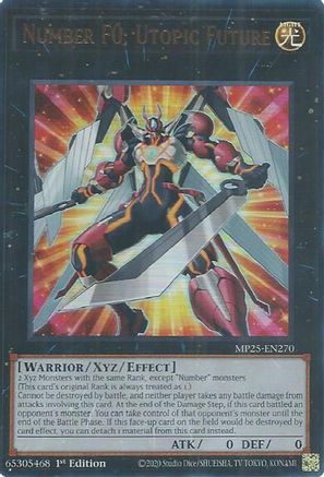 Number F0: Utopic Future (MP25-EN270) - 2025 Mega-Pack 1st Edition