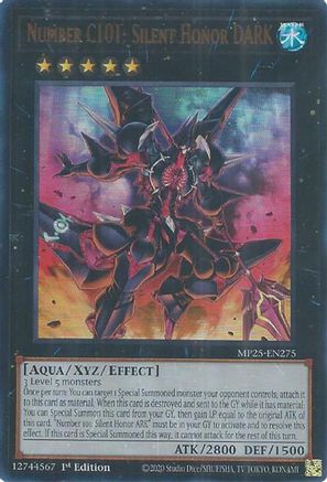 Number C101: Silent Honor DARK (MP25-EN275) - 2025 Mega-Pack 1st Edition