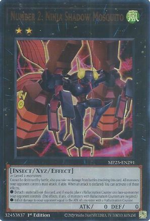 Number 2: Ninja Shadow Mosquito (MP25-EN291) - 2025 Mega-Pack 1st Edition