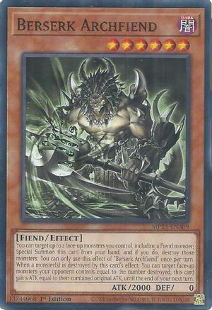 Berserk Archfiend (MP25-EN309) - 2025 Mega-Pack 1st Edition