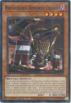 Ragnaraika Armored Lizard (MP25-EN344) - 2025 Mega-Pack 1st Edition