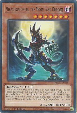 Mikazukinoyaiba, the Moon Fang Dragon (MP25-EN346) - 2025 Mega-Pack 1st Edition