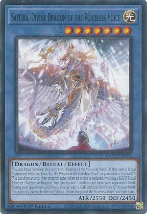 Saffira, Divine Dragon of the Voiceless Voice (MP25-EN352) - 2025 Mega-Pack 1st Edition