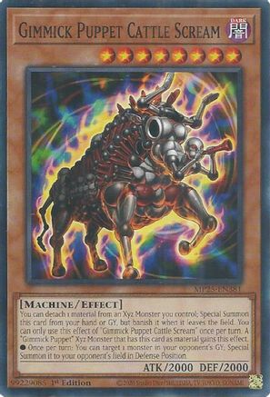 Gimmick Puppet Cattle Scream (MP25-EN381) - 2025 Mega-Pack 1st Edition