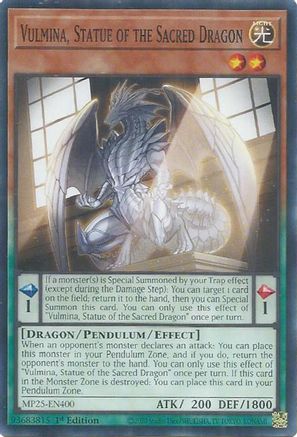 Vulmina, Statue of the Sacred Dragon (MP25-EN400) - 2025 Mega-Pack 1st Edition