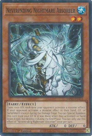 Neverending Nightmare Absorber (MP25-EN412) - 2025 Mega-Pack 1st Edition