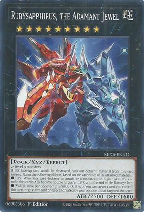 Rubysapphirus, the Adamant Jewel (MP25-EN414) - 2025 Mega-Pack 1st Edition