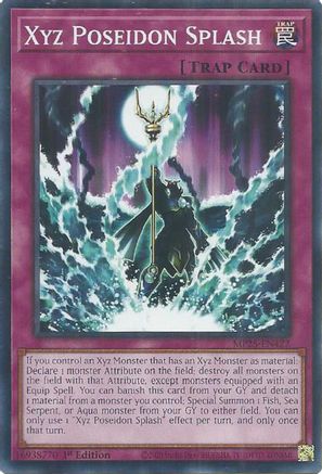 Xyz Poseidon Splash (MP25-EN422) - 2025 Mega-Pack 1st Edition