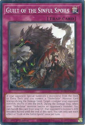 Guilt of the Sinful Spoils (MP25-EN427) - 2025 Mega-Pack 1st Edition