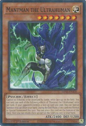 Mantman the Ultrahuman (MP25-EN430) - 2025 Mega-Pack 1st Edition