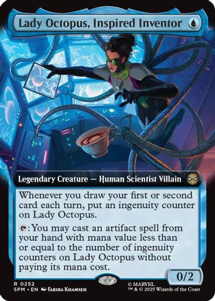 Lady Octopus, Inspired Inventor (Extended Art) (SPM-252) - Marvel's Spider-Man Foil