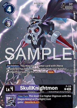 SkullKnightmon - P-115 (Sinister Order Legend Pack) (P-115) - Digimon Promotion Cards Foil