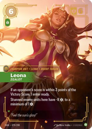 Leona - Zealot (079/298) - Origins Foil