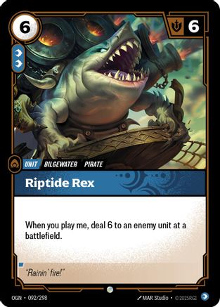 Riptide Rex (092/298) - Origins