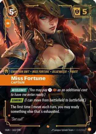 Miss Fortune - Captain (162/298) - Origins Foil