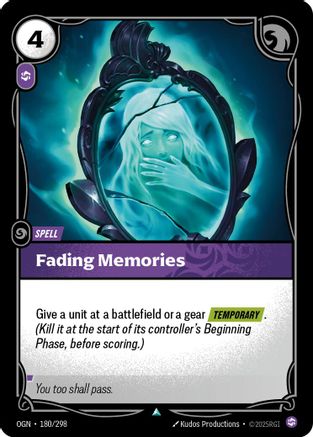 Fading Memories (180/298) - Origins Foil