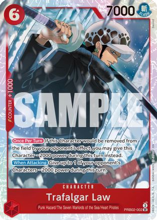 Trafalgar Law - PRB02-002 (PRB02-002) - Premium Booster -The Best- Vol. 2 Foil