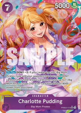 Charlotte Pudding (Alternate Art) (PRB02-010) - Premium Booster -The Best- Vol. 2 Foil