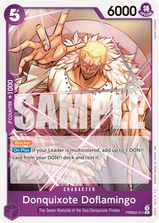 Donquixote Doflamingo (PRB02-011) - Premium Booster -The Best- Vol. 2 Foil