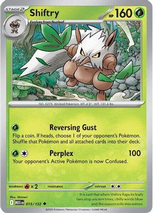Shiftry 15 - ME01 Mega Evolution Reverse Holofoil