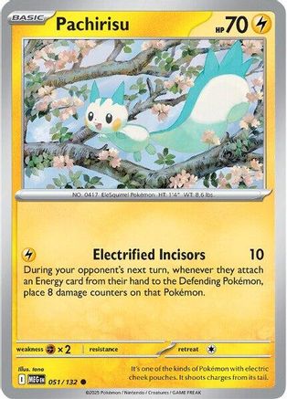 Pachirisu 51 - ME01 Mega Evolution Reverse Holofoil