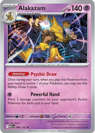 Alakazam 56 - ME01 Mega Evolution Reverse Holofoil