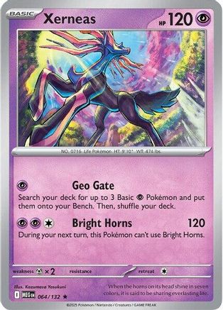 Xerneas 64 - ME01 Mega Evolution Holofoil