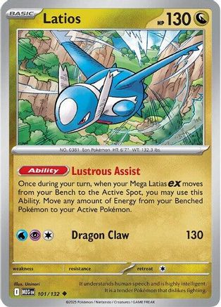 Latios 101 - ME01 Mega Evolution Reverse Holofoil