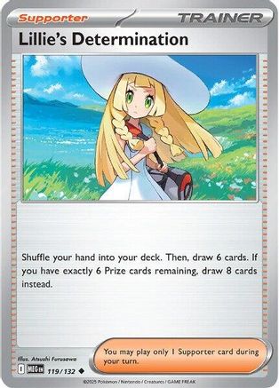 Lillie's Determination - 119/132 119 - ME01 Mega Evolution Reverse Holofoil