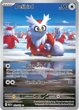 Delibird - 152/132 152 - ME01 Mega Evolution Holofoil