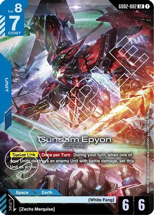 Gundam Epyon GD02-002/undefined - Dual Impact Holofoil