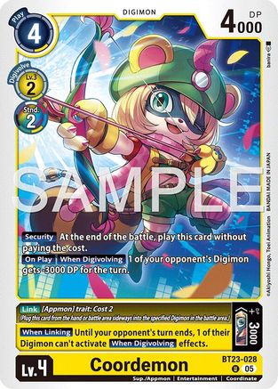 Coordemon (BT23-052) - Hackers' Slumber